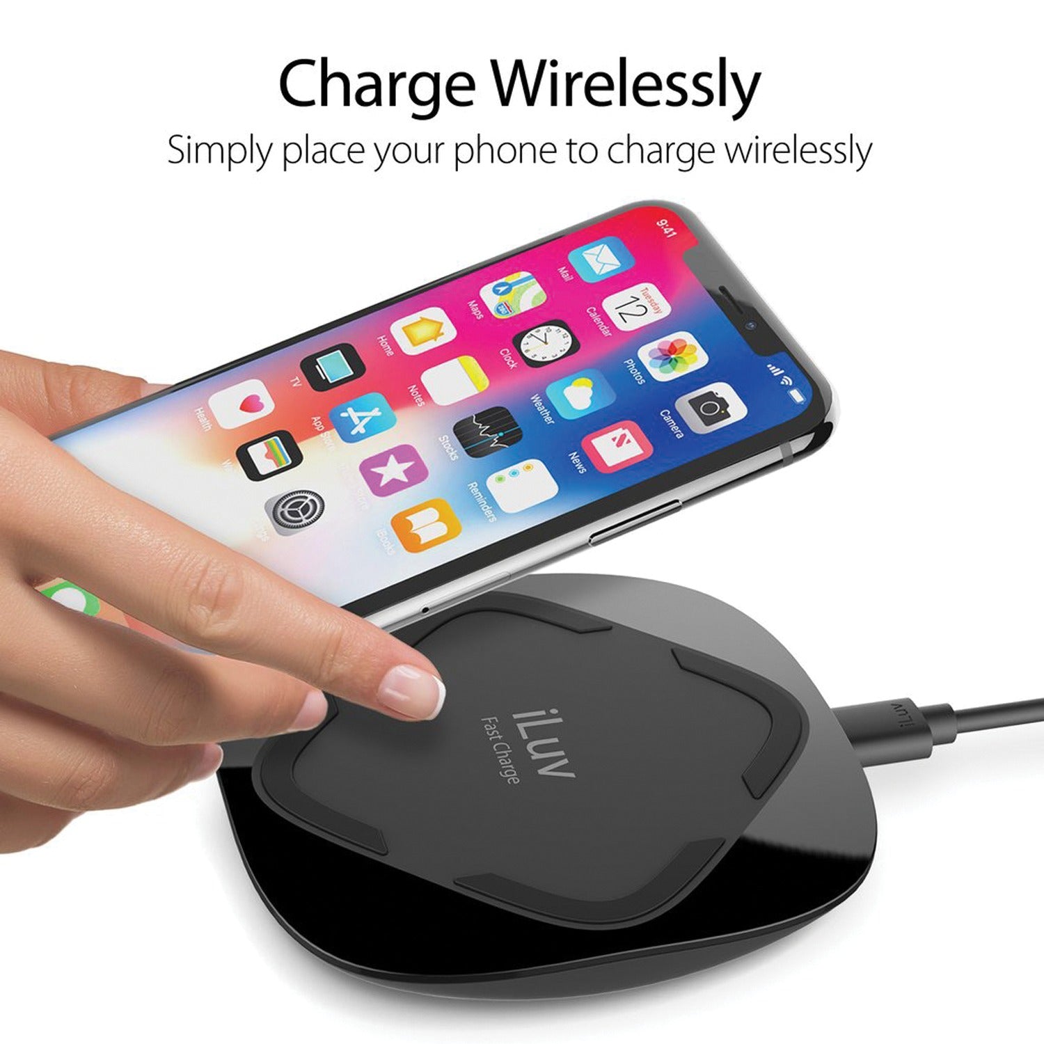 iLuv Qi Fast Wireless Charger