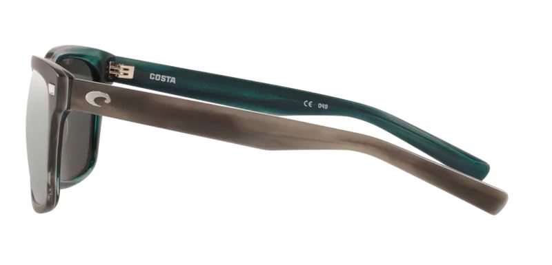 Costa Del Mar Aransas Matte Storm Gray Frame Gray Silver Mirror