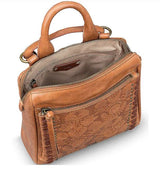 The Sak Loyola Floral Embossed Leather Mini Convertible Backpack