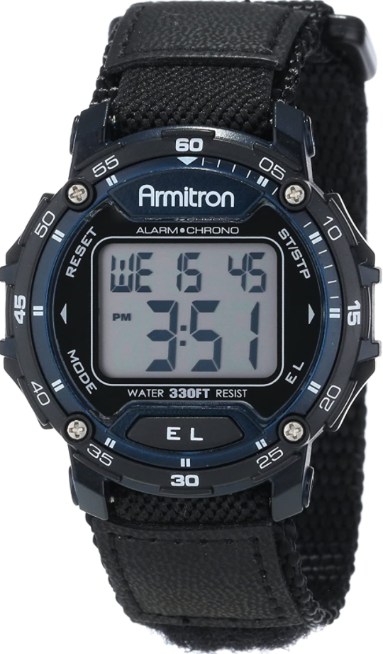 Armitron digital men's watch discount