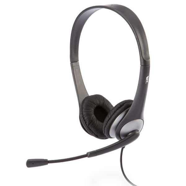Cyber Acoustics   AC-204 Stereo Headset and Boom Mic