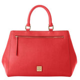 Dooney & Bourke Saffiano Zip Satchel Handbag