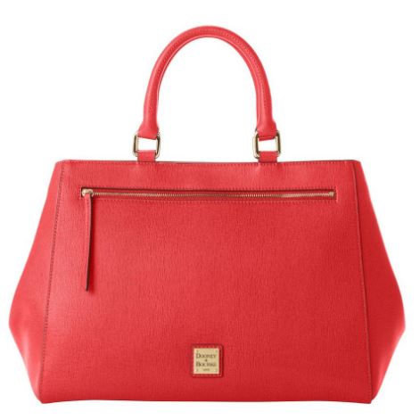 Dooney & Bourke Saffiano Zip Satchel Handbag