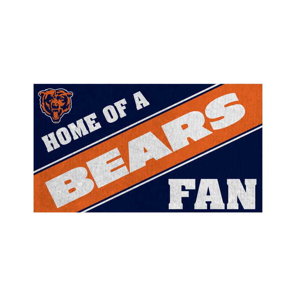 Team Sports America Chicago Bears PVC Colored Mat