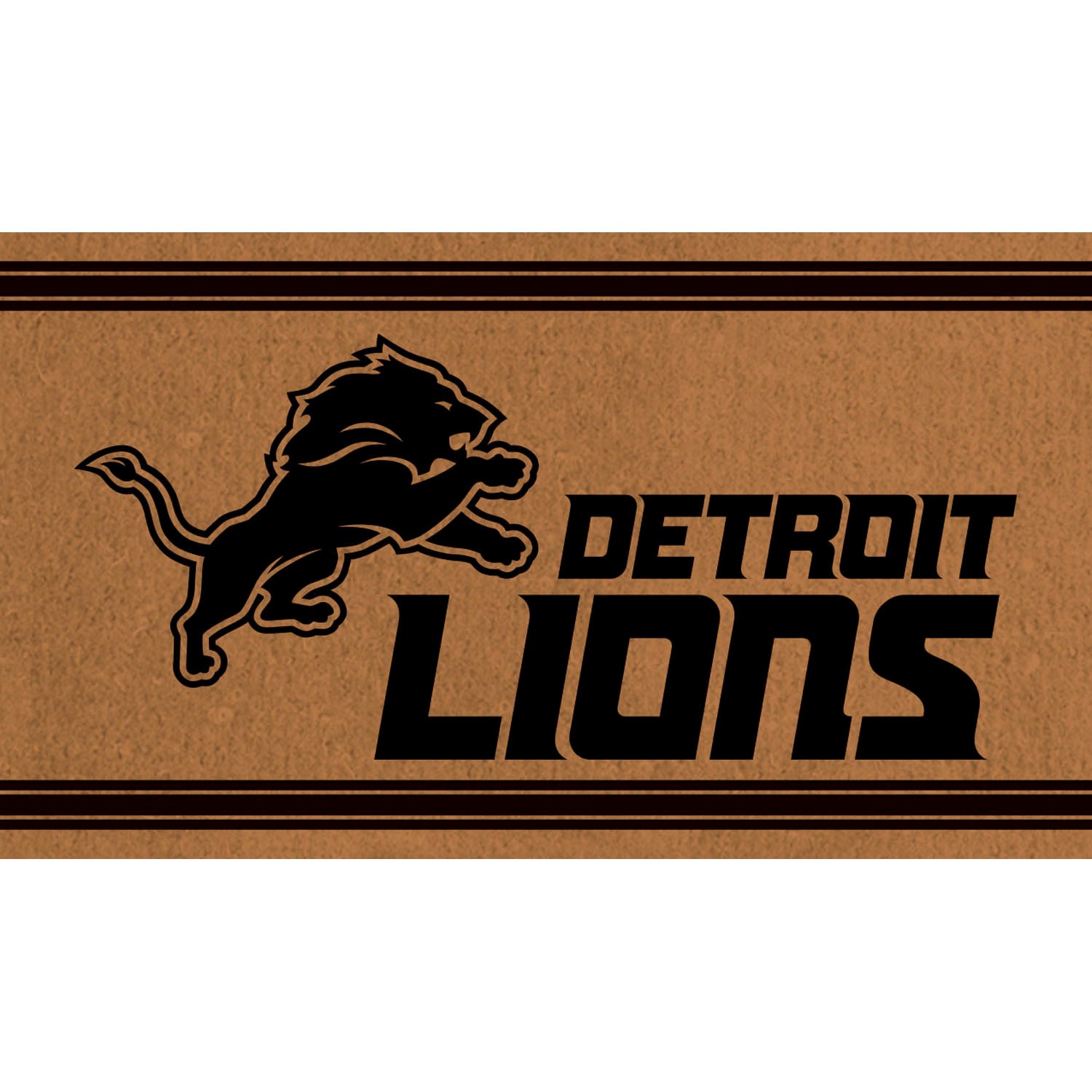 Team Sports America Detroit Lions PVC Mat