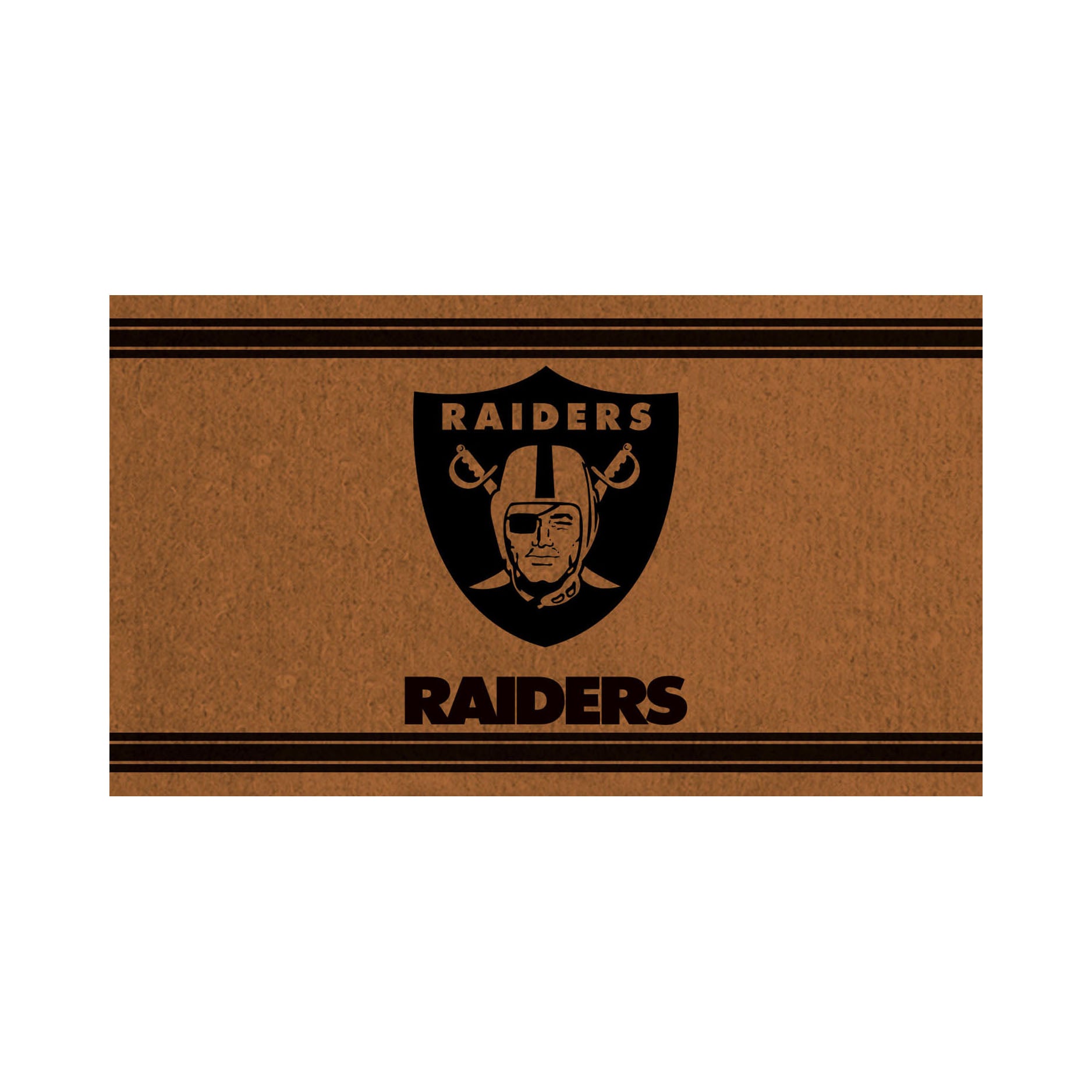 Team Sports America Las Vegas Raiders PVC Mat