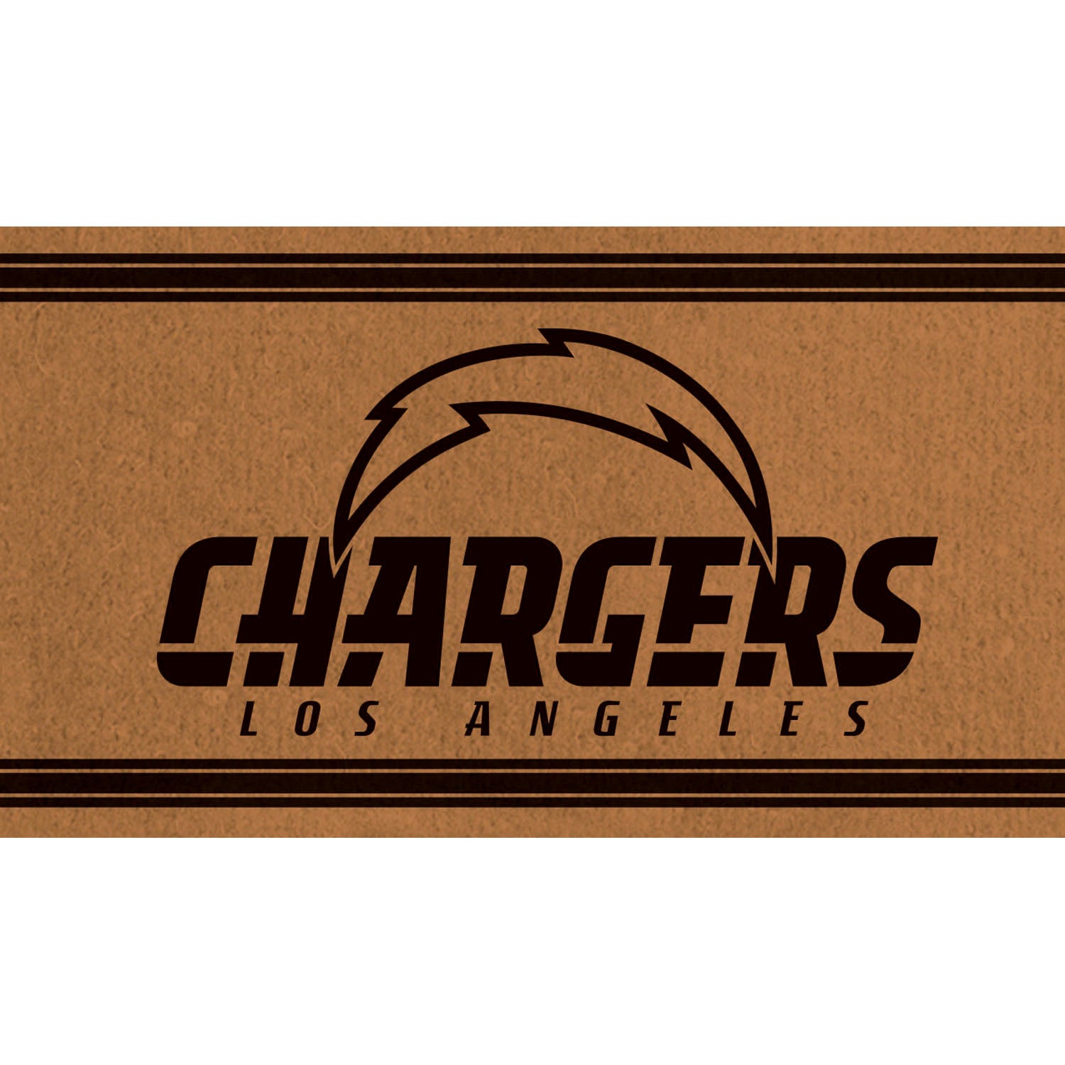 Team Sports America Los Angeles Chargers PVC Mat