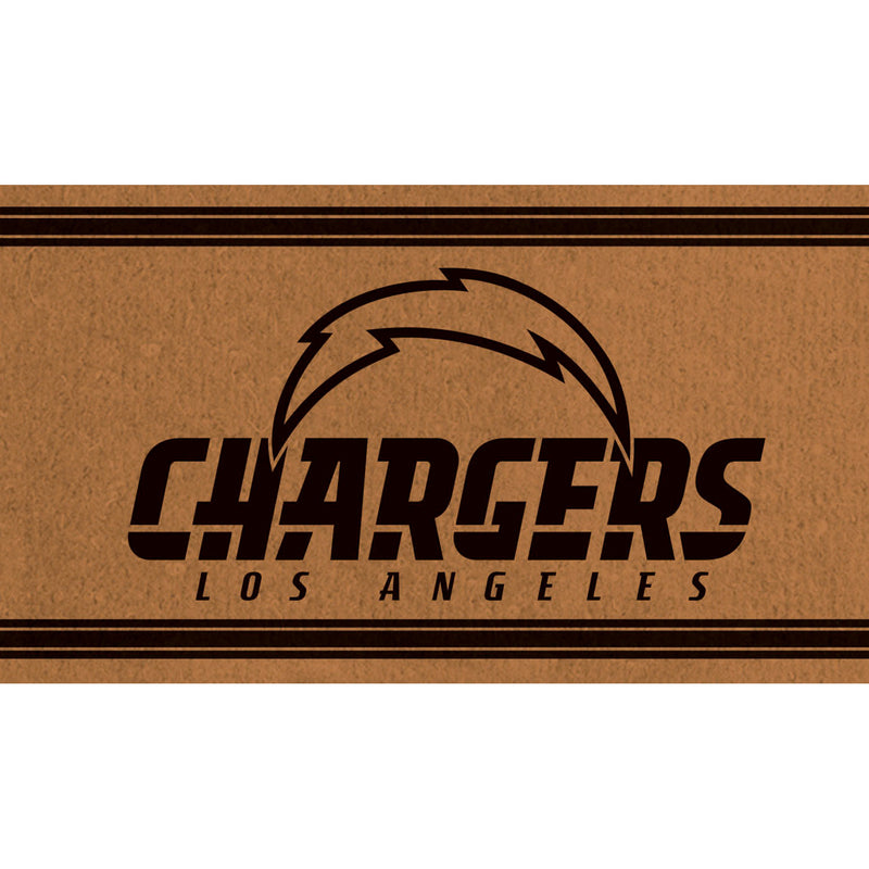 Team Sports America Los Angeles Chargers PVC Mat