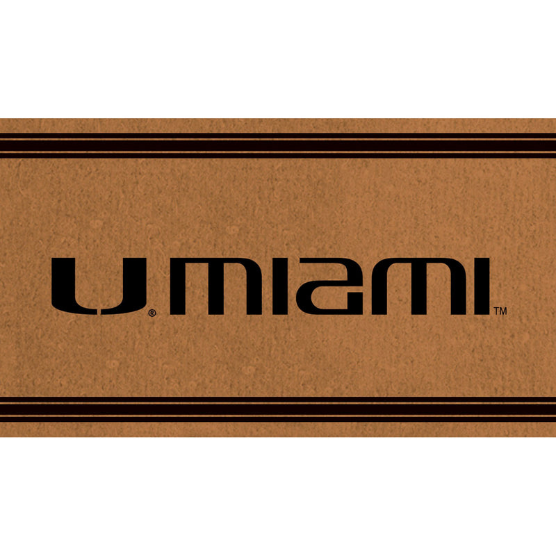 Team Sports America University of Miami PVC Mat