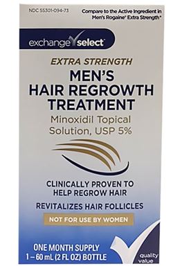 exchange select Mens Minoxidil Hair Regrowth Treatment - Extra Strength