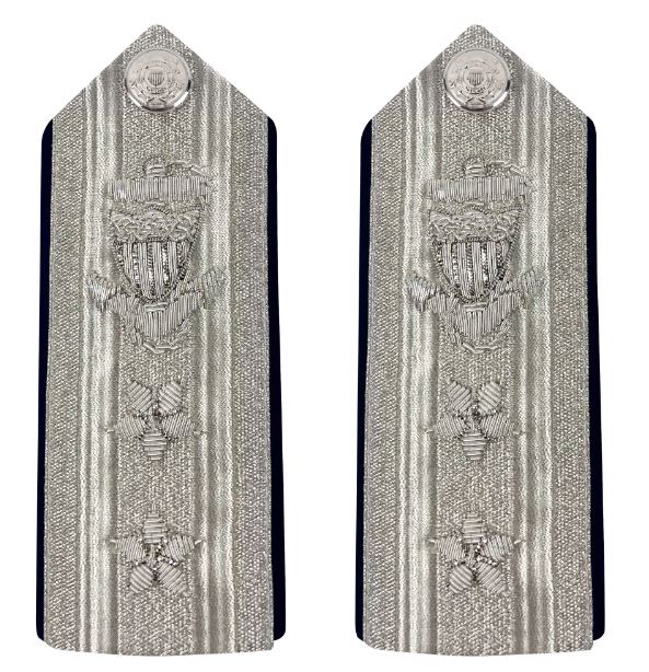 Vanguard Coast Guard Auxiliary Male Hard Shoulder Board: (RADM) NAVCO