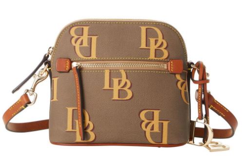 Dooney & Bourke Toggle Monogram Domed Crossbody Handbag