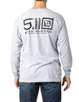 5.11 Mens Locked And Logoed Long Sleeve T-Shirt