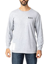 5.11 Mens Locked And Logoed Long Sleeve T-Shirt