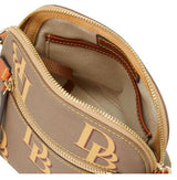 Dooney & Bourke Toggle Monogram Domed Crossbody Handbag