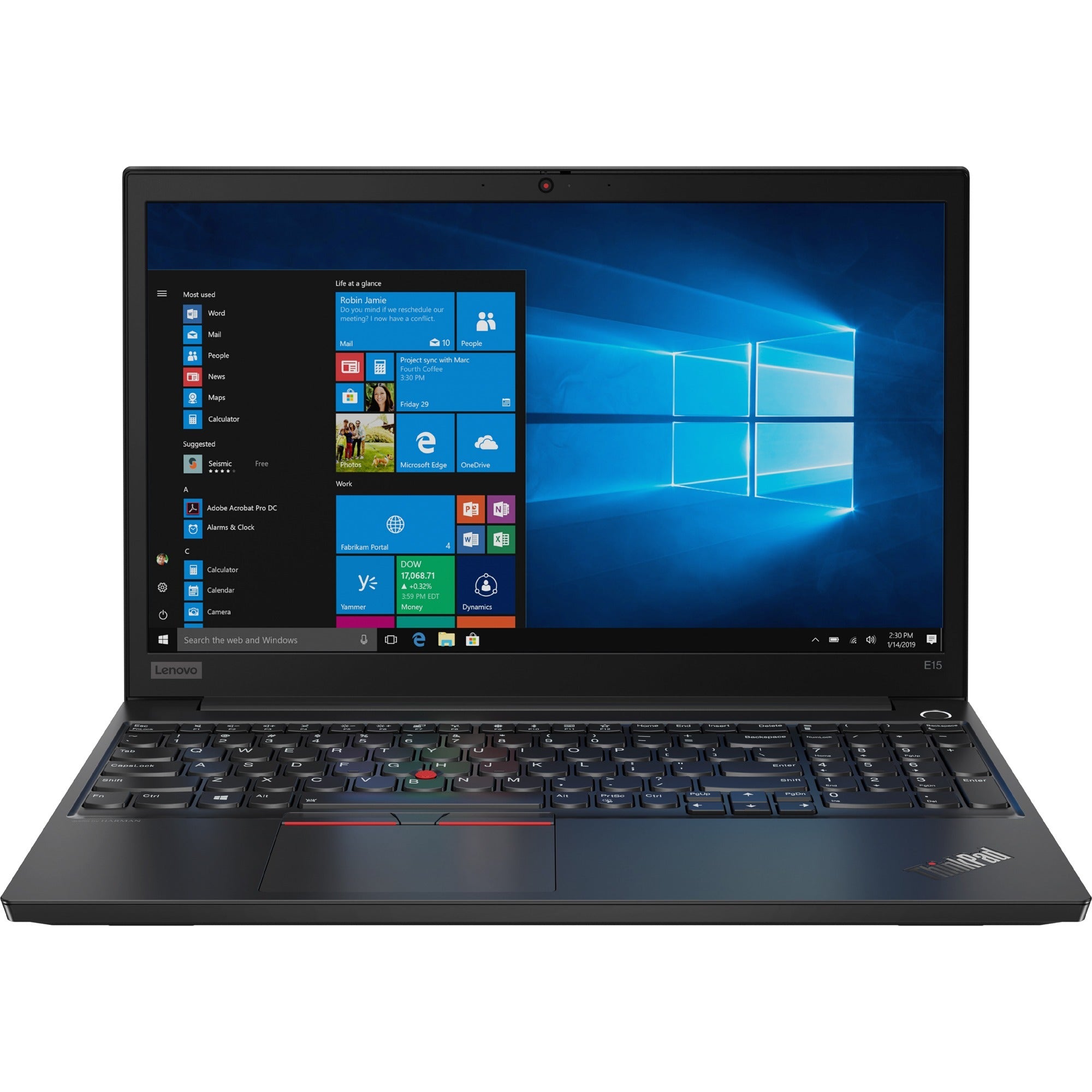 Lenovo 15.6" ThinkPad E15 Laptop - Core i5 10210U/8 GB RAM/256 GB SSD