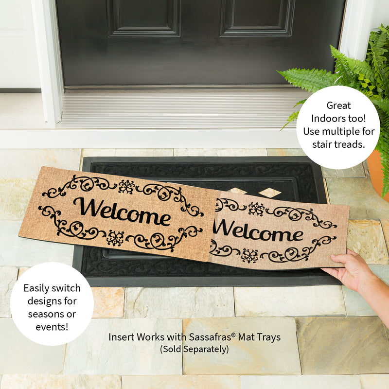 Evergreen Welcome Scroll Sassafras Switch Mat