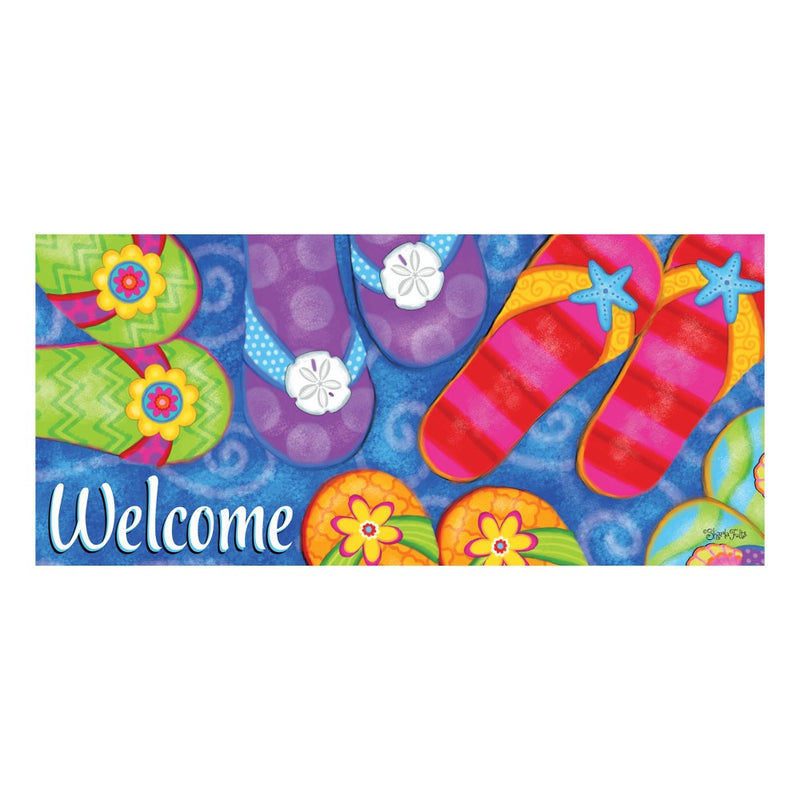Evergreen Sunny Flip Flops Sassafras Switch Mat