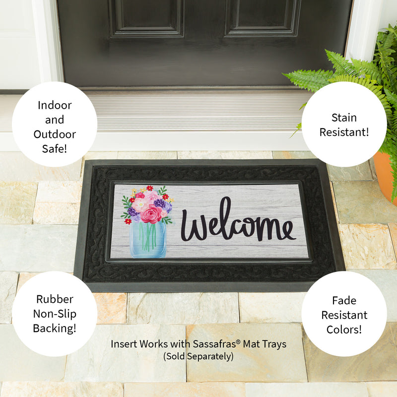 Evergreen Mason Jar Bouquet Sassafras Switch Mat