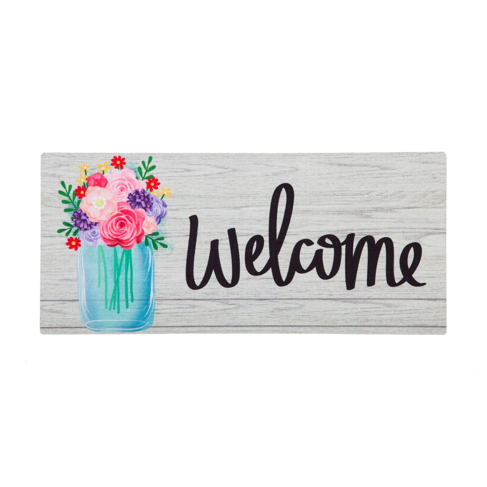 Evergreen Mason Jar Bouquet Sassafras Switch Mat