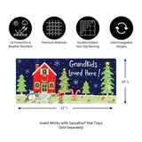 Evergreen Grandkids Loved Here Sassafras Switch Mat