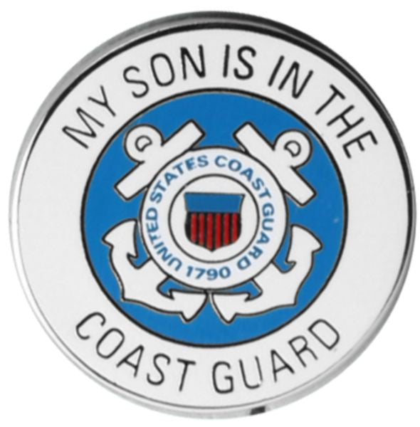 Coast Guard Lapel Pin - My Son Is In The Coast Guard