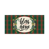 Evergreen Bless this Home Plaid Sassafras Switch Mat