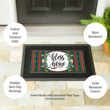 Evergreen Bless this Home Plaid Sassafras Switch Mat