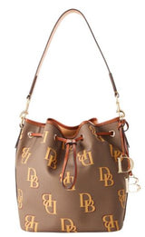 Dooney & Bourke Monogram Drawstring Handbag