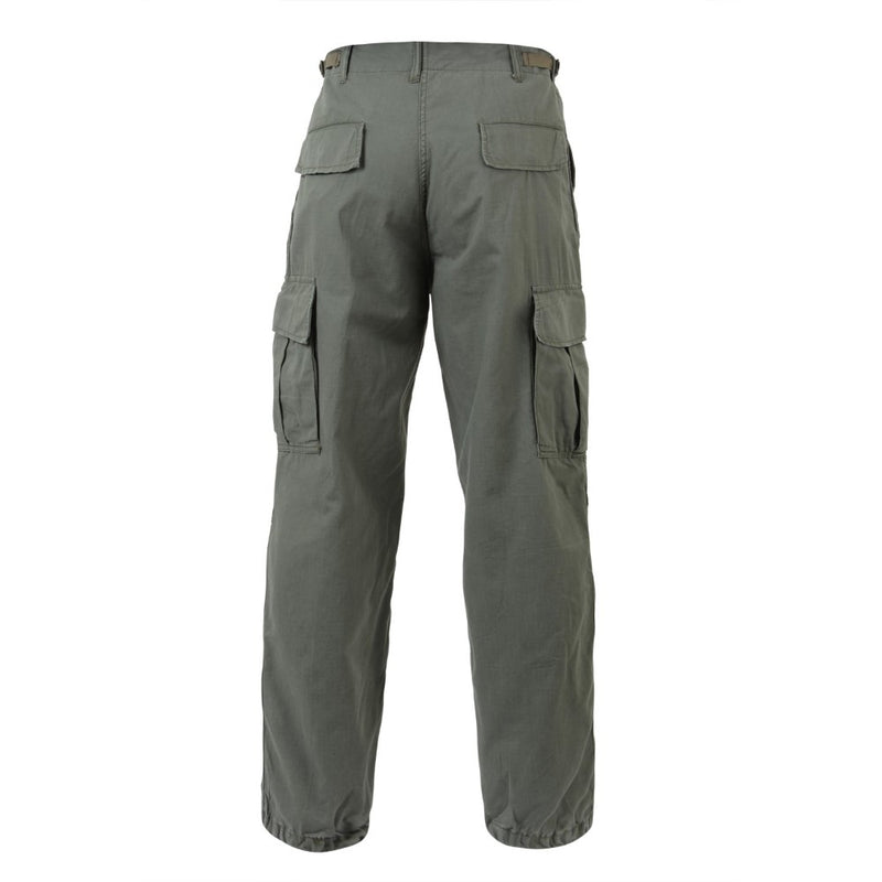 Rothco Mens Vintage Vietnam Rip-Stop Fatigue Pants