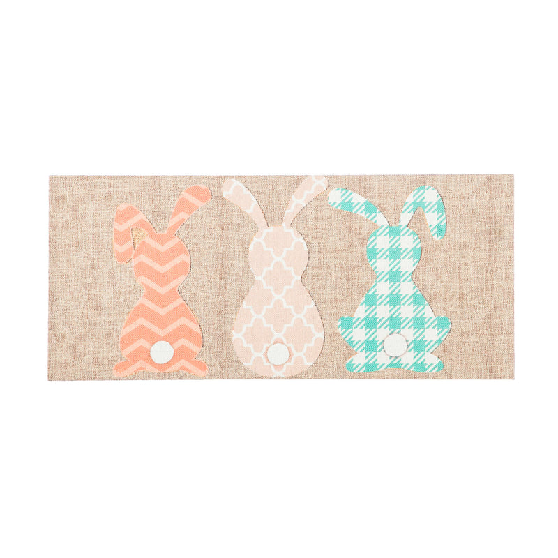Evergreen Pattern Bunnies Sassafras Burlap Switch Mat