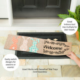 Evergreen Pattern Bunnies Sassafras Burlap Switch Mat