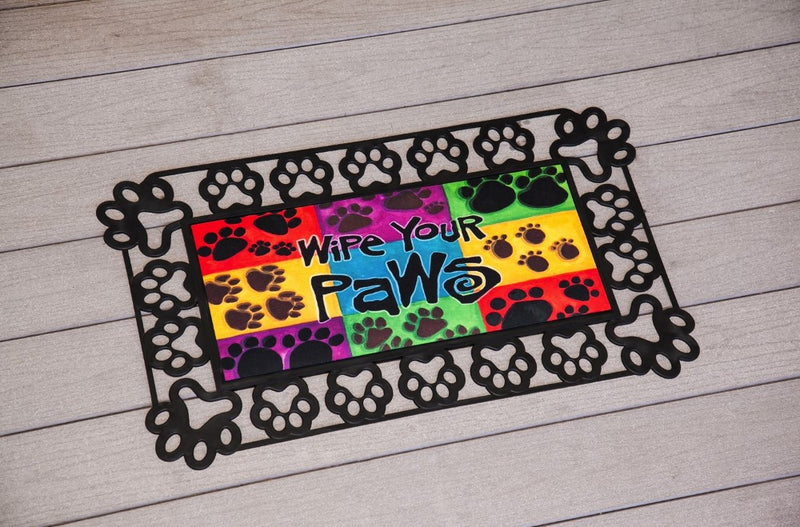 Evergreen Paw Prints Sassafras Mat Tray