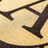 Evergreen Letter A Cambridge Monogram Burlap Sassafras Switch Mat