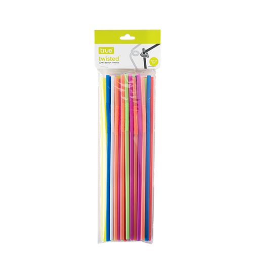 True Twisted Ultra Bendy Straws