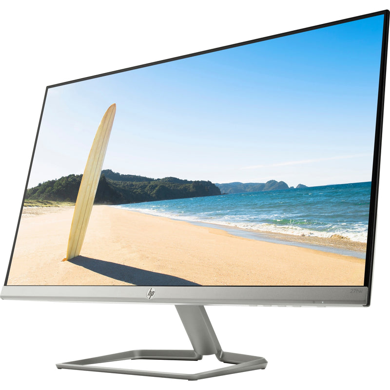 HP 27" 27fw with Audio Monitor - Silver, White