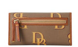 Dooney & Bourke Monogram Continental Clutch Wallet