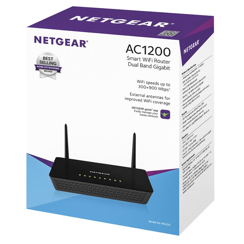 NETGEAR  AC1200 Smart Wi-Fi Router with External Antennas