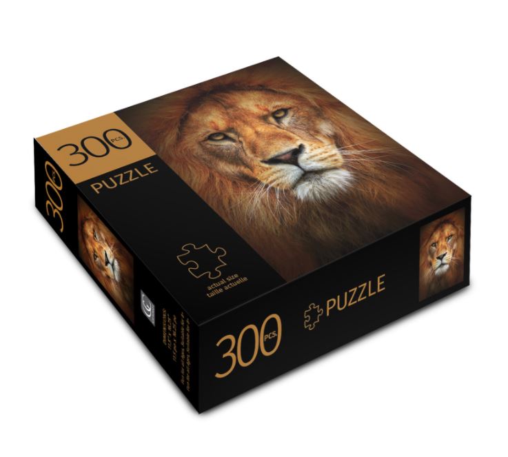 GiftCraft  Puzzle - Lion Face Design 300 Pieces