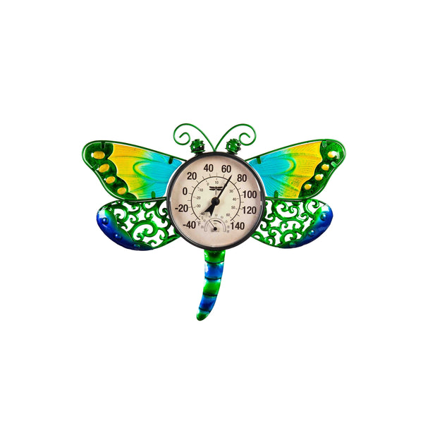 Evergreen Dragonfly Outdoor Wall Thermometer