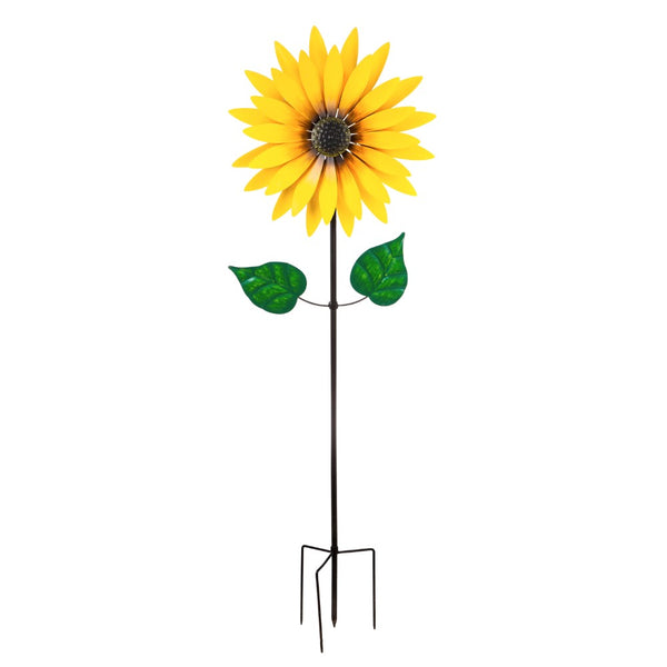 Evergreen Sunflower Statement Wind Spinner