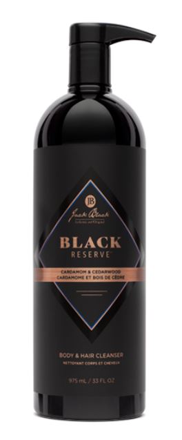 Jack Black Black Reserve Body & Hair Cleanser - Cardamom & Cedarwood - 33 oz.