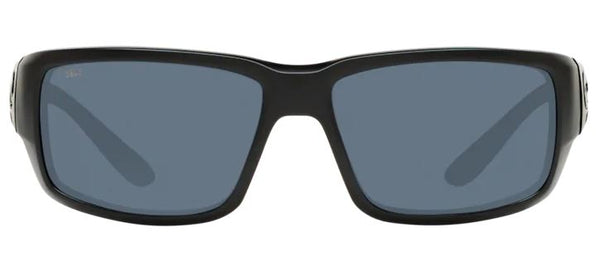 Costa Del Mar Mens Fantail Blackout Frame - Gray 580 Plastic Lens - Polarized Sunglasses