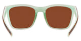 Costa Del Mar Womens Panga Shiny Tortoise/White/Seafoam Crystal Frame -  Green Mirror 580 Plastic Lens - Polarized Sunglasses