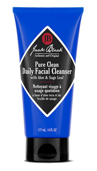 Jack Black Pure Clean Daily Facial Cleanser - Aloe & Sage Leaf - 6 oz.