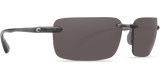 Costal Del Mar Mens Cayan Thunder Gray Frame - Gray 580 Plastic Lens - Polarized Sunglasses