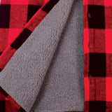 Rothco Mens Extra Heavyweight Buffalo Plaid Sherpa Lined Flannel Shirt - Size S - XL