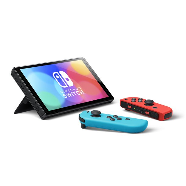 Nintendo Switch OLED Model 64GB Console - Neon Red/Neon Blue Joy Nintendo Switch OLED Model 64GB Console - Neon Red/Neon Blue Joy