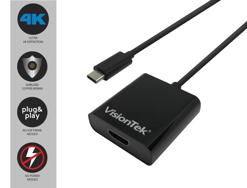 VisionTek USB 3.1 Type C to HDMI Adapter (M/F)