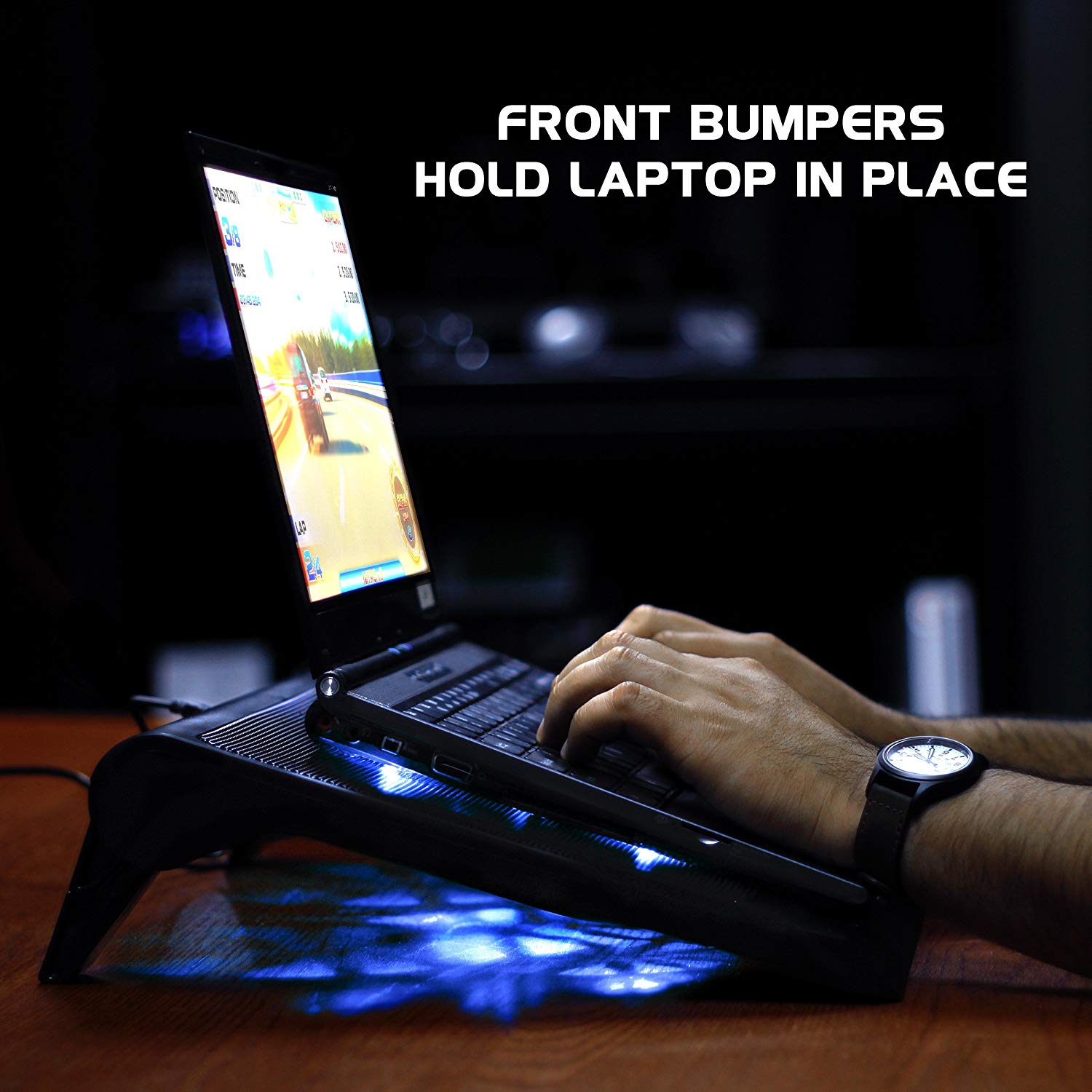 Enhance Gaming Laptop Cooling With LED Cooler Pad Stand